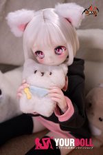 MOZU 小喵 65cm 3.5kg 画像と同じ仕様 ビニールヘッド+TPEボディ デカールメイク 拾い猫 癒し フィギュア Aシリーズ お買い得 新品 - 画像 (4)