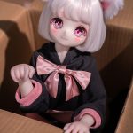 MOZU 小喵 65cm 3.5kg 画像と同じ仕様 ビニールヘッド+TPEボディ デカールメイク 拾い猫 癒し フィギュア Aシリーズ お買い得 新品