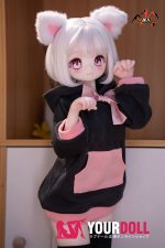 MOZU 小喵 65cm 3.5kg 画像と同じ仕様 ビニールヘッド+TPEボディ デカールメイク 拾い猫 癒し フィギュア Aシリーズ お買い得 新品 - 画像 (9)