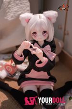 MOZU 小喵 65cm 3.5kg 画像と同じ仕様 ビニールヘッド+TPEボディ デカールメイク 拾い猫 癒し フィギュア Aシリーズ お買い得 新品 - 画像 (2)