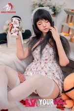 DOLLSENIOR 梦(Dream) 165cm Fカップ リアルな肌質感付き ノーマル肌 フルシリコン 顎機能付き 眠り顔 リアル彼女 美人 ラブドール - 画像 (6)