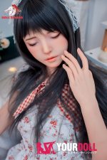 DOLLSENIOR 梦(Dream) 165cm Fカップ リアルな肌質感付き ノーマル肌 フルシリコン 顎機能付き 眠り顔 リアル彼女 美人 ラブドール - 画像 (3)