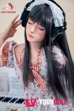 DOLLSENIOR 梦(Dream) 165cm Fカップ リアルな肌質感付き ノーマル肌 フルシリコン 顎機能付き 眠り顔 リアル彼女 美人 ラブドール - 画像 (4)