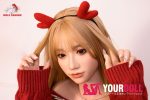 DOLLSENIOR 舞雪(Wuxue) 165cm Bカップ リアルな肌質感付き ノーマル肌 フルシリコン 顎機能付き サンタガール 細腰 ラブドール - 画像 (20)