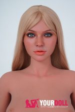 WM Dolls Kelly #SS266 163cm Dカップ 顎機能付き ブラウン肌 シリコンヘッド+S-TPEボディ ブロンド 等身大 ラブドール - 画像 (15)