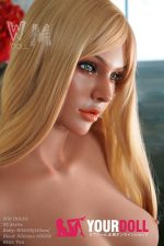 WM Dolls Kelly #SS266 163cm Dカップ 顎機能付き ブラウン肌 シリコンヘッド+S-TPEボディ ブロンド 等身大 ラブドール - 画像 (4)