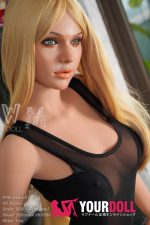 WM Dolls Kelly #SS266 163cm Dカップ 顎機能付き ブラウン肌 シリコンヘッド+S-TPEボディ ブロンド 等身大 ラブドール - 画像 (2)