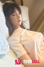 Lacedoll 晚冰(眠り顔) 165cm Eカップ フルシリコン リアルな肌質感付き ボディ選択可 巨乳 リアル彼女 ラブドール - 画像 (6)