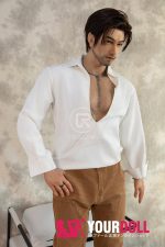 Realing doll 鸿深(HONSTON) 186cm フルシリコン 顎機能付き アジア系 髭面 熟男 ペニス選択可 男性型ラブドール - 画像 (14)