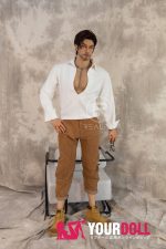 Realing doll 鸿深(HONSTON) 186cm フルシリコン 顎機能付き アジア系 髭面 熟男 ペニス選択可 男性型ラブドール - 画像 (16)