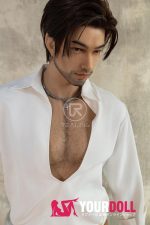 Realing doll 鸿深(HONSTON) 186cm フルシリコン 顎機能付き アジア系 髭面 熟男 ペニス選択可 男性型ラブドール - 画像 (7)