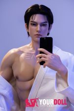 Realing doll 景明(Jensen) 185cm フルシリコン 顎機能付き 高級 イケメン 美男子 ペニス選択可 男性型ラブドール - 画像 (2)
