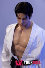 Realing doll 景明(Jensen) 185cm フルシリコン 顎機能付き 高級 イケメン 美男子 ペニス選択可 男性型ラブドール - 画像 (14)