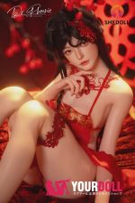 Shedoll Huayin(花音) 168cm Dカップ フルシリコン リアルな肌質感付き 顎機能追加可 中華風 美人 新年スペシャル ラブドール - 画像 (3)