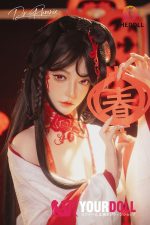 Shedoll Huayin(花音) 168cm Dカップ フルシリコン リアルな肌質感付き 顎機能追加可 中華風 美人 新年スペシャル ラブドール - 画像 (4)