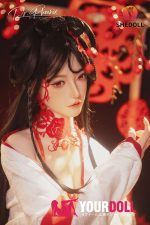 Shedoll Huayin(花音) 168cm Dカップ フルシリコン リアルな肌質感付き 顎機能追加可 中華風 美人 新年スペシャル ラブドール - 画像 (5)