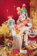 Shedoll Ailin(艾琳) 145cm Gカップ シリコンヘッド+TPEボディ 顎機能追加可 エルフ耳 新年スペシャル かわいい カスタム瞳 ラブドール - 画像 (7)