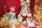 Shedoll Ailin(艾琳) 145cm Gカップ シリコンヘッド+TPEボディ 顎機能追加可 エルフ耳 新年スペシャル かわいい カスタム瞳 ラブドール - 画像 (24)