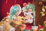 Shedoll Ailin(艾琳) 145cm Gカップ シリコンヘッド+TPEボディ 顎機能追加可 エルフ耳 新年スペシャル かわいい カスタム瞳 ラブドール - 画像 (23)