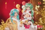 Shedoll Ailin(艾琳) 145cm Gカップ シリコンヘッド+TPEボディ 顎機能追加可 エルフ耳 新年スペシャル かわいい カスタム瞳 ラブドール - 画像 (21)