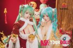 Shedoll Ailin(艾琳) 145cm Gカップ シリコンヘッド+TPEボディ 顎機能追加可 エルフ耳 新年スペシャル かわいい カスタム瞳 ラブドール - 画像 (20)