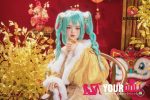 Shedoll Dongsheng(东笙) 145cm Gカップ フルシリコン リアルな肌質感付き 顎機能追加可 愛嬌 新年スペシャル たわわに実った巨乳 カスタム瞳 ラブドール - 画像 (11)