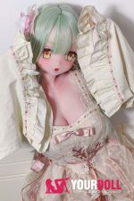 ElsaBabe 桃井光代 AHR025 140cm-M ピンク肌 フルシリコン 太眉 エルフ耳 ツンデレ アニメドール - 画像 (7)