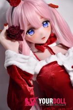 ElsaBabe 伊月珊瑚 AHR029 148cm-L ピンク肌 フルシリコン 太眉 サンタガール アニメドール - 画像 (4)