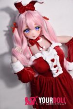 ElsaBabe 伊月珊瑚 AHR029 148cm-L ピンク肌 フルシリコン 太眉 サンタガール アニメドール - 画像 (13)