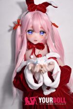 ElsaBabe 伊月珊瑚 AHR029 148cm-L ピンク肌 フルシリコン 太眉 サンタガール アニメドール - 画像 (10)