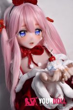 ElsaBabe 伊月珊瑚 AHR029 148cm-L ピンク肌 フルシリコン 太眉 サンタガール アニメドール - 画像 (5)