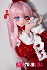 ElsaBabe 伊月珊瑚 AHR029 148cm-L ピンク肌 フルシリコン 太眉 サンタガール アニメドール - 画像 (2)