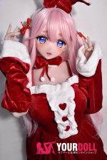 ElsaBabe 伊月珊瑚 AHR029 148cm-L ピンク肌 フルシリコン 太眉 サンタガール アニメドール - 画像 (8)