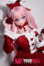 ElsaBabe 伊月珊瑚 AHR029 148cm-L ピンク肌 フルシリコン 太眉 サンタガール アニメドール - 画像 (7)