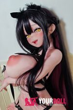 ElsaBabe 花坂由香 RAD025 130cm-L ピンク肌 フルシリコン エロ 魔性 ハート目 爆乳 陥没乳首 アニメドール - 画像 (5)