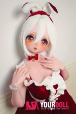 ElsaBabe 雪村鈴鹿 RAD056 140cm-M ピンク肌 フルシリコン 麻呂眉 サンタガール 赤面 アニメドール 新品 - 画像 (6)