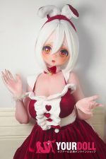 ElsaBabe 雪村鈴鹿 RAD056 140cm-M ピンク肌 フルシリコン 麻呂眉 サンタガール 赤面 アニメドール 新品 - 画像 (2)