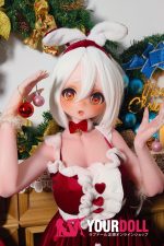 ElsaBabe 雪村鈴鹿 RAD056 140cm-M ピンク肌 フルシリコン 麻呂眉 サンタガール 赤面 アニメドール 新品 - 画像 (11)
