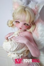 ElsaBabe 諏訪部晴香 AHR023 140cm-M ピンク肌 フルシリコン エロ 狐娘 コスプレ系 アニメドール - 画像 (2)