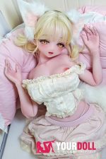 ElsaBabe 諏訪部晴香 AHR023 140cm-M ピンク肌 フルシリコン エロ 狐娘 コスプレ系 アニメドール - 画像 (9)