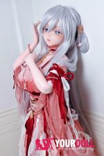 ElsaBabe 金枝汐 AHR027 148cm-L ピンク肌 フルシリコン 泣きぼくろ 美人 白髪 クール系 ラブドール 新品 - 画像 (21)