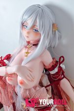 ElsaBabe 金枝汐 AHR027 148cm-L ピンク肌 フルシリコン 泣きぼくろ 美人 白髪 クール系 ラブドール 新品 - 画像 (22)
