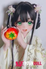 ElsaBabe 夢乃綾野 AHR021 140cm-M ピンク肌 フルシリコン 活発 麻呂眉 アニメドール 新品 - 画像 (4)