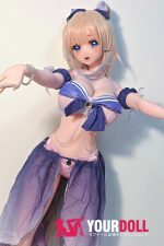 ElsaBabe 伊月珊瑚 AHR029 148cm-L ピンク肌 フルシリコン 太眉 楚々 照れ顔 アニメドール - 画像 (12)