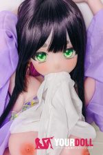 ElsaBabe 夢乃綾野 AHR021 140cm-M ピンク肌 フルシリコン 無邪気 麻呂眉 アニメドール - 画像 (4)