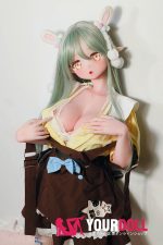 ElsaBabe 桃井光代 AHR025 140cm-M ピンク肌 フルシリコン 太眉 エルフ耳 照れ顔 アニメドール - 画像 (24)