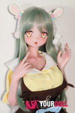 ElsaBabe 桃井光代 AHR025 140cm-M ピンク肌 フルシリコン 太眉 エルフ耳 照れ顔 アニメドール - 画像 (8)