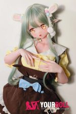 ElsaBabe 桃井光代 AHR025 140cm-M ピンク肌 フルシリコン 太眉 エルフ耳 照れ顔 アニメドール - 画像 (22)