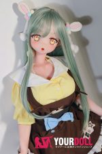 ElsaBabe 桃井光代 AHR025 140cm-M ピンク肌 フルシリコン 太眉 エルフ耳 照れ顔 アニメドール - 画像 (7)