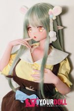 ElsaBabe 桃井光代 AHR025 140cm-M ピンク肌 フルシリコン 太眉 エルフ耳 照れ顔 アニメドール - 画像 (12)
